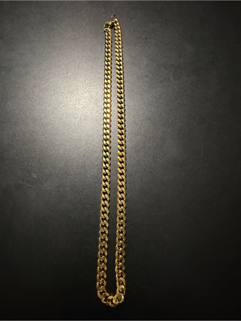 Gold Cuban Link Chain Necklace - Men Accessories
